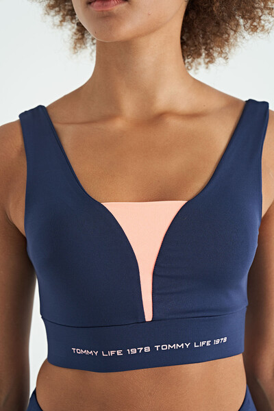 Tommylife Wholesale Indigo Slim Fit Women's Bustier - 97271 - Thumbnail