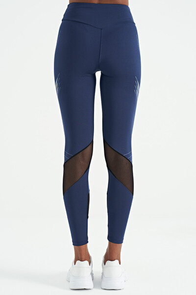 Tommylife Wholesale Indigo Slim Fit Women's Leggings - 94631 - Thumbnail