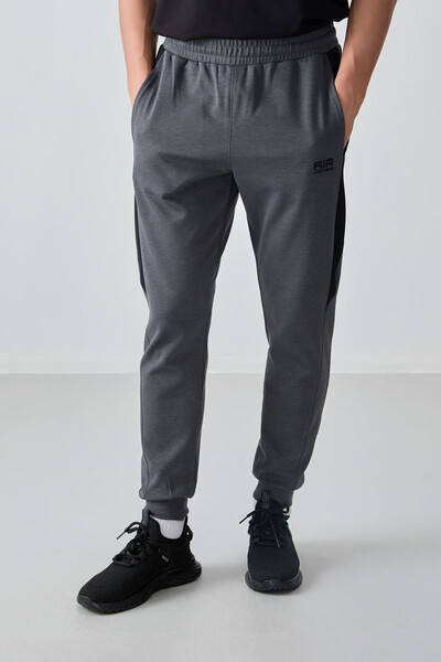 Tommylife Wholesale Jogger Standard Fit Men's Sweatpants 82126 Dark Gray - Thumbnail