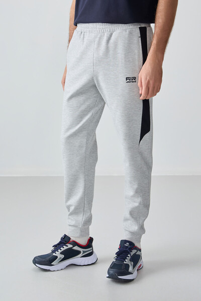 Tommylife Wholesale Jogger Standard Fit Men's Sweatpants 82126 Gray - Thumbnail