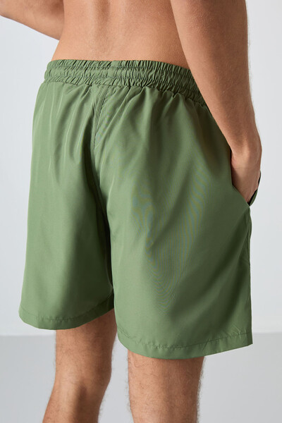 Tommylife Wholesale Khaki Standard Fit Men's Swim Shorts - 81237 - Thumbnail