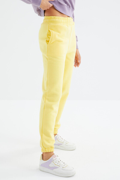 Tommylife Wholesale Lemon High Waisted Comfy Jogger Women's Sweatpants - 94624 - Thumbnail