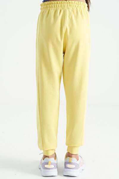 Tommylife Wholesale Lemon Laced Standard Fit Jogger Girls Sweatpants - 75123 - Thumbnail