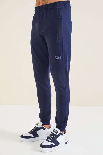 Tommylife Wholesale Lucas Standard Fit Men's Jogger Sweatpants 84917 Indigo - Thumbnail