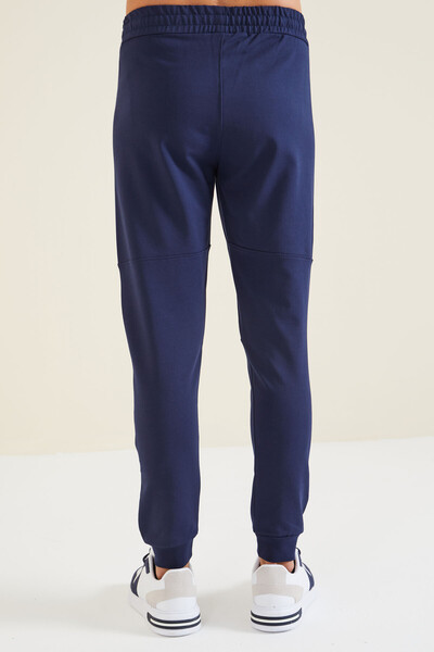 Tommylife Wholesale Lucas Standard Fit Men's Jogger Sweatpants 84917 Indigo - Thumbnail