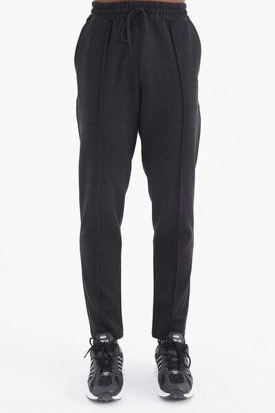 Tommylife Wholesale Marl Black Davin Jogger Men's Sweatpants - 82114 - Thumbnail