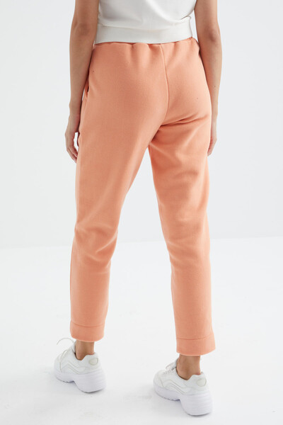 Tommylife Wholesale Melon High Waisted Comfy Pocket Women's Fleece Sweatpants - 94623 - Thumbnail