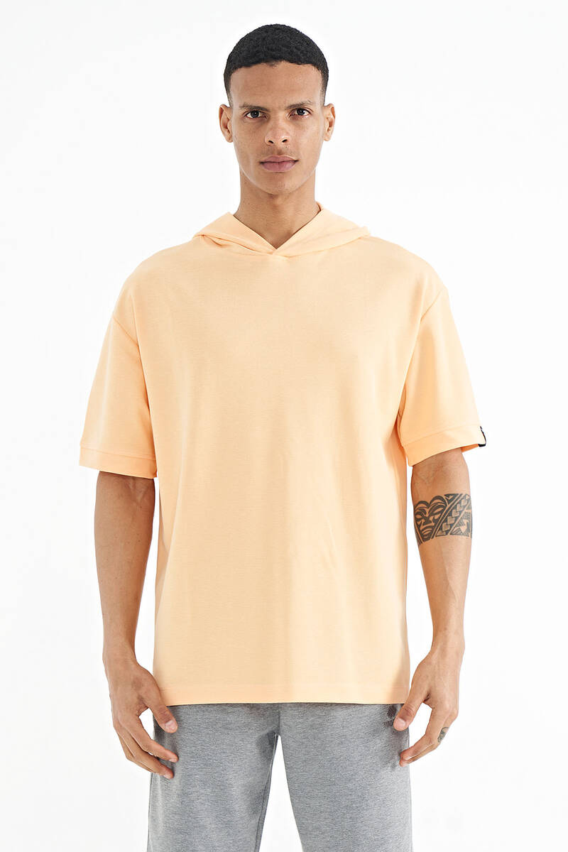 TOMMYLIFE - Tommylife Wholesale Melon Hoodie Oversize Men's T-shirt - 88179