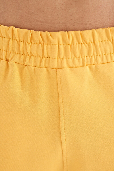 Tommylife Wholesale Mustard Printed Standard Fit Men's Shorts - 81254 - 7