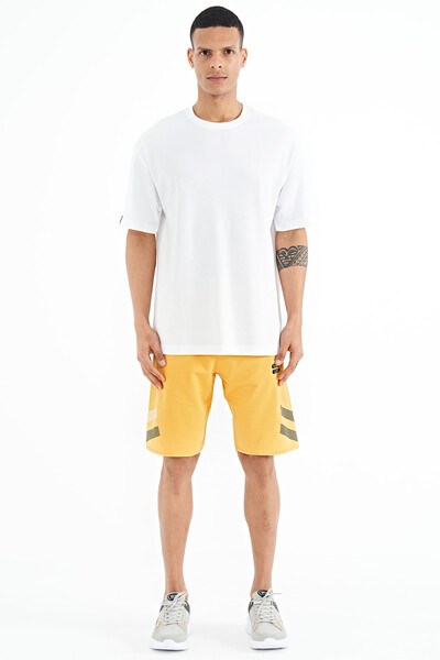Tommylife Wholesale Mustard Standard Fit Men's Shorts - 81250 - 2