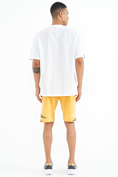 Tommylife Wholesale Mustard Standard Fit Men's Shorts - 81250 - 4