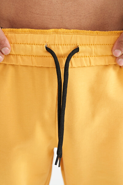 Tommylife Wholesale Mustard Standard Fit Men's Shorts - 81250 - 9
