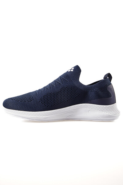 Tommylife Wholesale Navy Blue High Platform Men's Sneakers - 89120 - Thumbnail