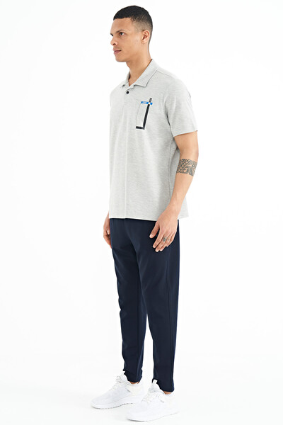 Tommylife Wholesale Navy Blue Pocketed Standard Fit Men's Sweatpants - 84967 - Thumbnail