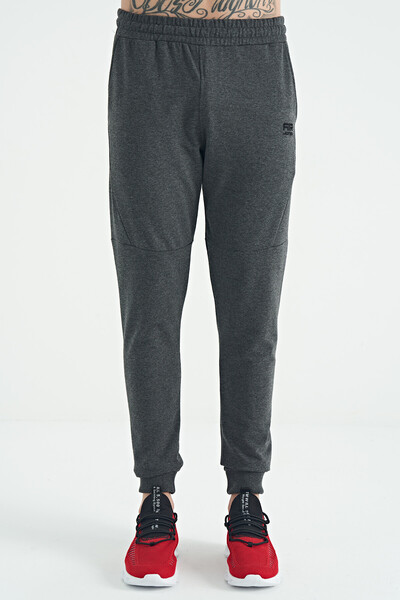 Tommylife Wholesale Nigel Standard Fit Men's Jogger Sweatpants 84916 Anthracite Melange - Thumbnail