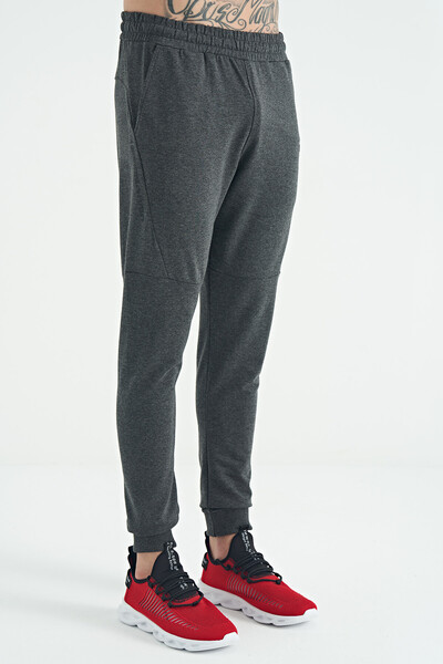 Tommylife Wholesale Nigel Standard Fit Men's Jogger Sweatpants 84916 Anthracite Melange - Thumbnail