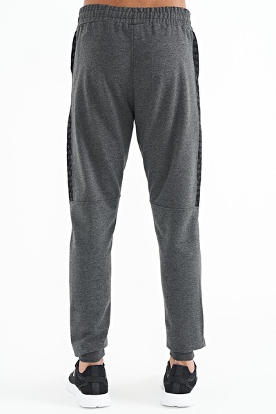 Tommylife Wholesale Noah Standard Fit Men's Jogger Sweatpants 84936 Anthracite Melange - Thumbnail