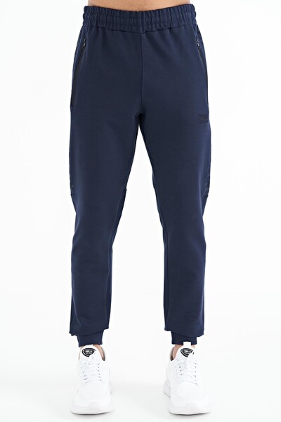 Tommylife Wholesale Noah Standard Fit Men's Jogger Sweatpants 84936 Indigo - Thumbnail