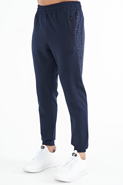 Tommylife Wholesale Noah Standard Fit Men's Jogger Sweatpants 84936 Indigo - Thumbnail