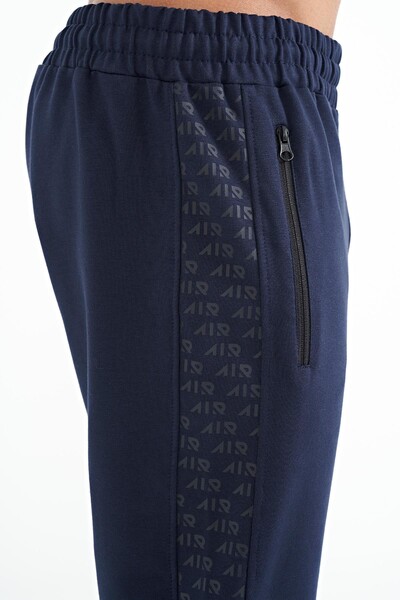 Tommylife Wholesale Noah Standard Fit Men's Jogger Sweatpants 84936 Indigo - Thumbnail