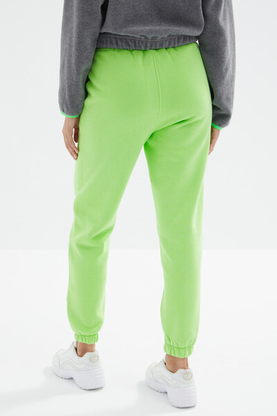 Tommylife Wholesale Pistachio Green High Waisted Comfy Jogger Women's Sweatpants - 94624 - Thumbnail