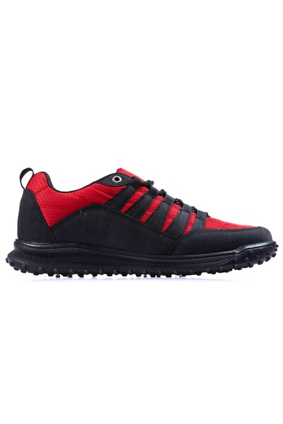 Tommylife Wholesale Red Faux Leather Men's Sneakers - 89114 - Thumbnail