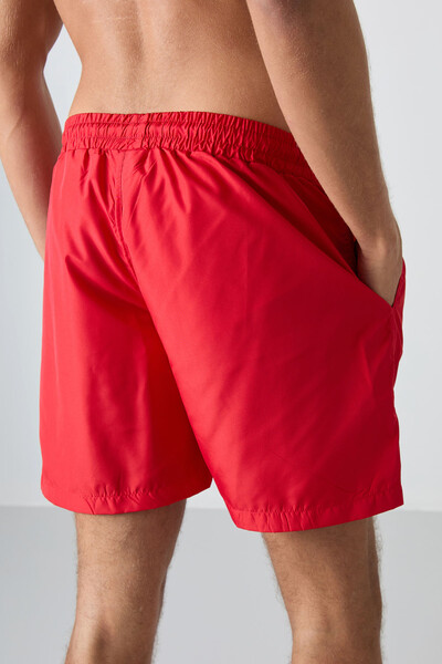 Tommylife Wholesale Red Standard Fit Men's Swim Shorts - 81237 - Thumbnail