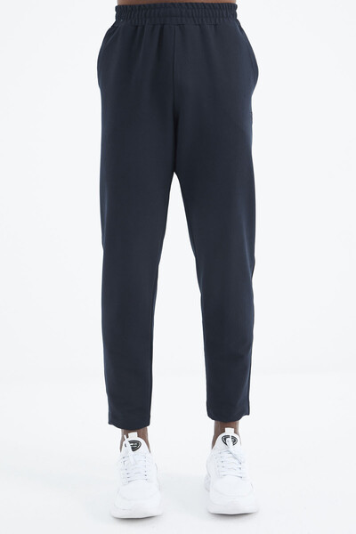 Tommylife Wholesale Rex Standard Fit Basic Men's Tracksuit Set 85232 Navy Blue - Thumbnail