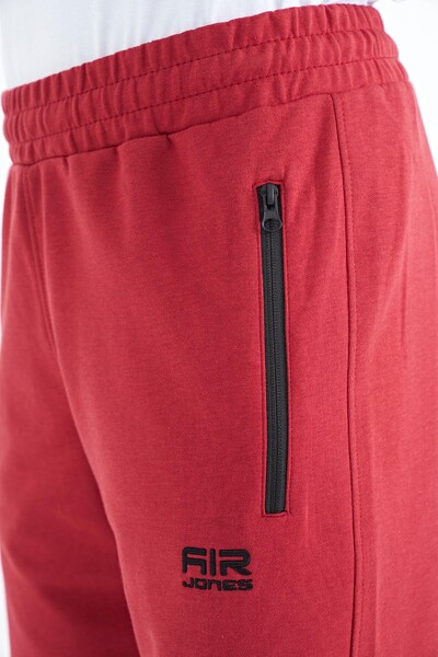 Tommylife Wholesale Ryan Standard Fit Basic Men's Shorts 81239 Red - Thumbnail