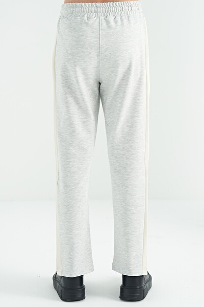 Tommylife Wholesale Snow Marl Laced Comfy Girls Sweatpants - 75121 - Thumbnail