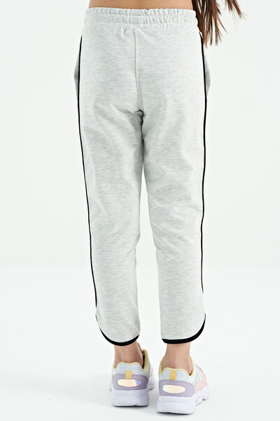 Tommylife Wholesale Snow Marl Laced Girls Sweatpants - 75124 - Thumbnail