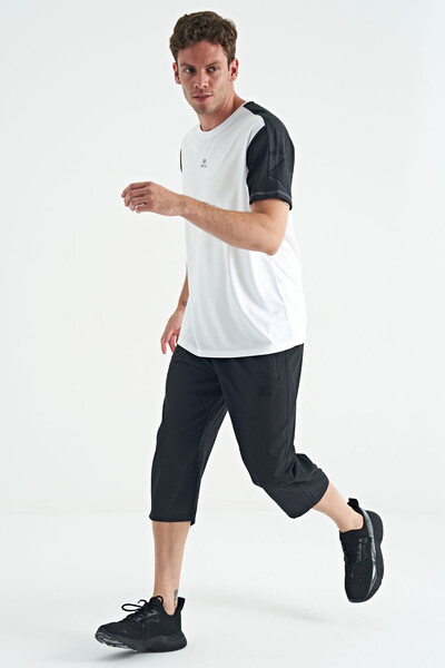 Tommylife Wholesale Standard Fit Active Sports Men's Capri 83096 Anthracite - Thumbnail