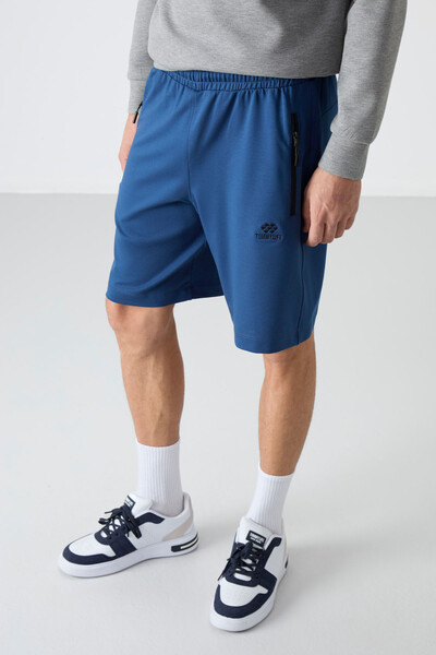 TOMMYLIFE - Tommylife Wholesale Standard Fit Basic Men's Shorts 81136 Parliament