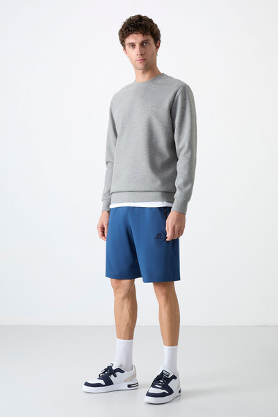 Tommylife Wholesale Standard Fit Basic Men's Shorts 81136 Parliament - Thumbnail