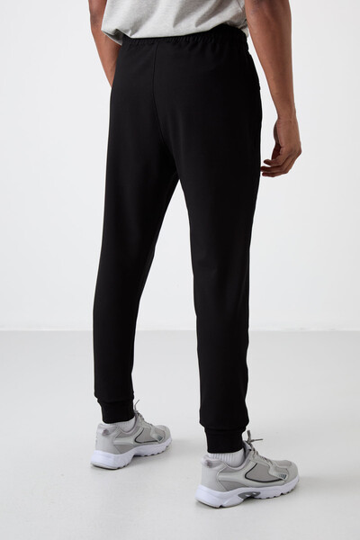 Tommylife Wholesale Standard Fit Jogger Men's Sweatpants 82133 Black - Thumbnail