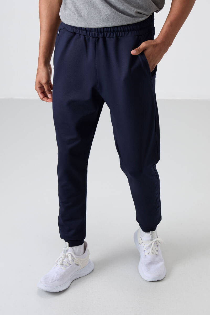 TOMMYLIFE - Tommylife Wholesale Standard Fit Jogger Men's Sweatpants 82133 Indigo