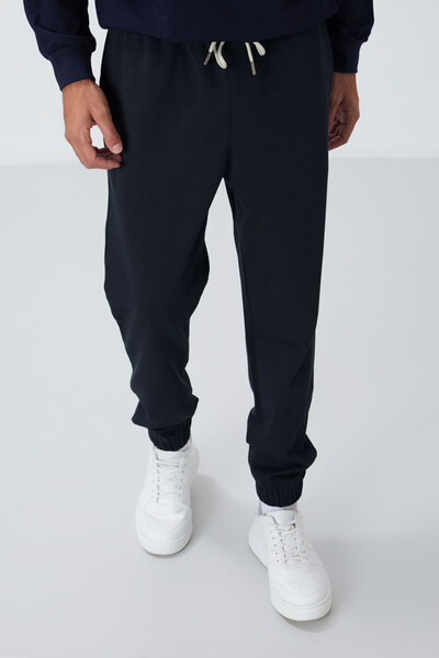 Tommylife Wholesale Standard Fit Jogger Men's Sweatpants 82156 Indigo - Thumbnail