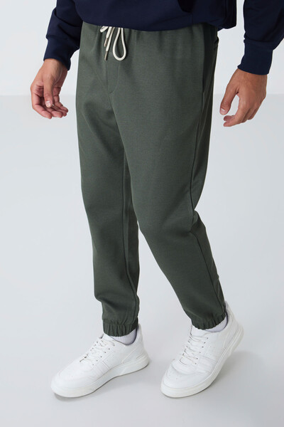 Tommylife Wholesale Standard Fit Jogger Men's Sweatpants 82156 Khaki - Thumbnail