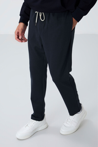 Tommylife Wholesale Standard Fit Men's Sweatpants 82155 Indigo - Thumbnail