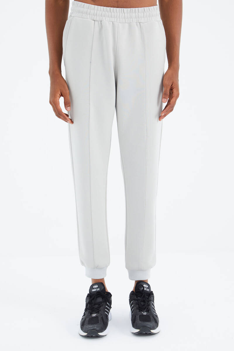 TOMMYLIFE - Tommylife Wholesale Stone Standard Fit Men's Sweatpants - 84994