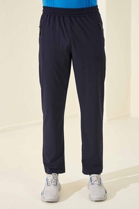 Tommylife Wholesale Straight Leg Standard Fit Three-Pocket Men's Sweatpants 84768 Navy Blue - Thumbnail