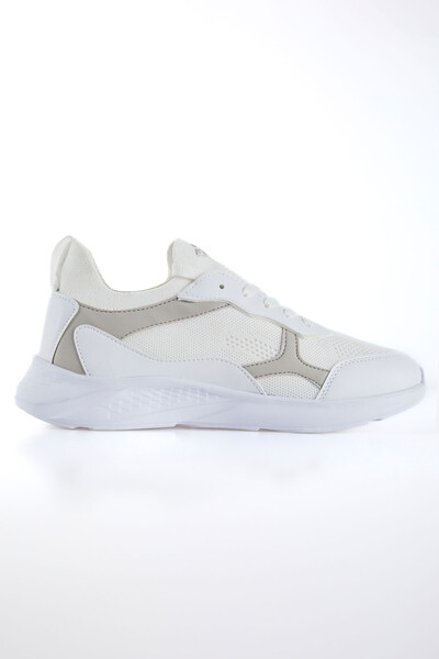 Tommylife Wholesale White High Platform Women's Sneakers - 89208 - Thumbnail