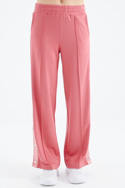 Tommylife Wholesale Wild Rose Wide-Leg Women's Sweatpants - 02371 - Thumbnail