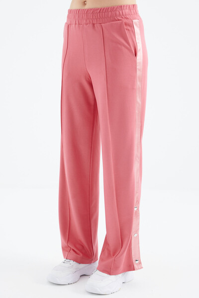 Tommylife Wholesale Wild Rose Wide-Leg Women's Sweatpants - 02371 - Thumbnail