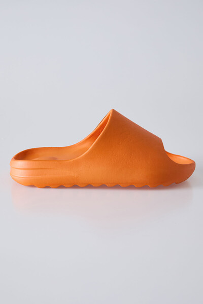 Tommylife Wholesale Yeezy Style Men's Slipper 89301 Orange - Thumbnail